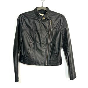 Michael Kors Leather Moto